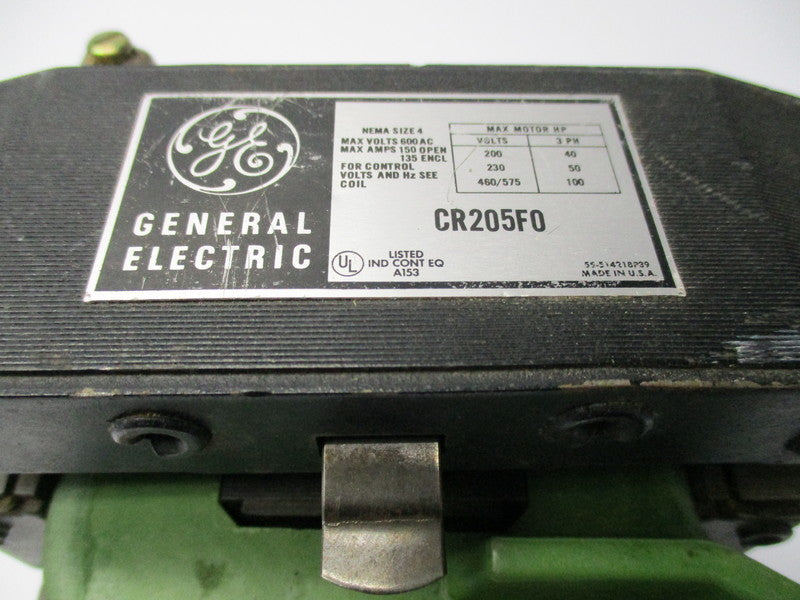 GENERAL ELECTRIC CR205F0 UNMP