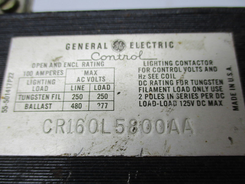 GENERAL ELECTRIC CR160L5800AA UNMP