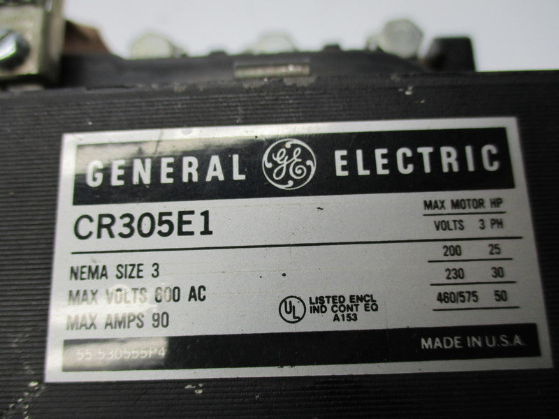 GENERAL ELECTRIC CR305E1 UNMP