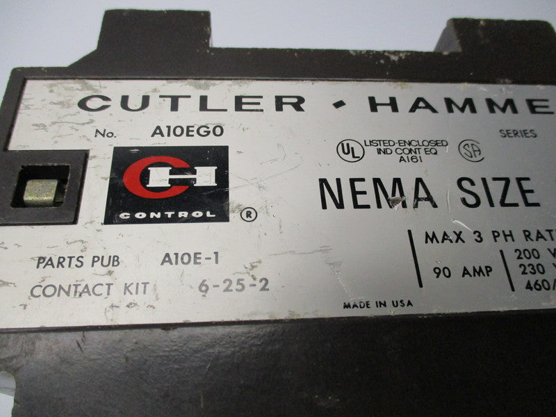 CUTLER HAMMER A10EG0 UNMP