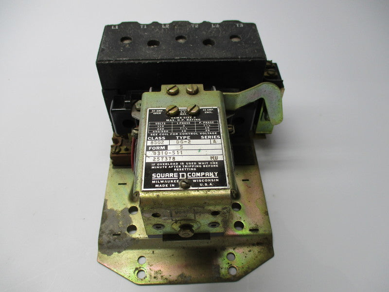 SQUARE D 8502 DG-2 SER. A UNMP
