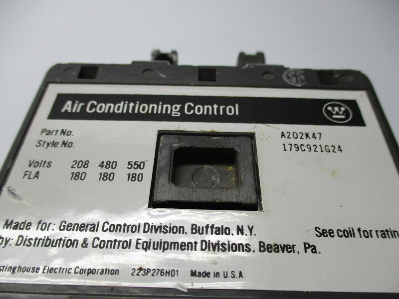 WESTINGHOUSE A202K47 UNMP