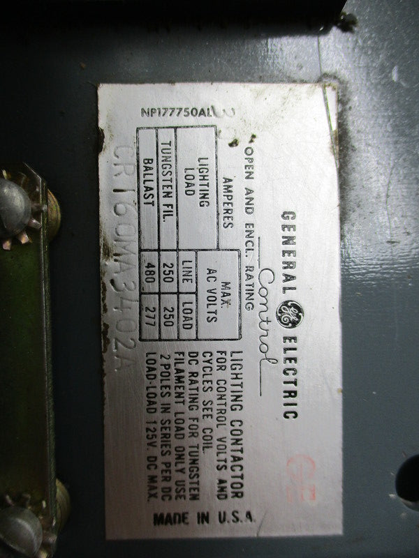 GENERAL ELECTRIC CR160MA3402A UNMP