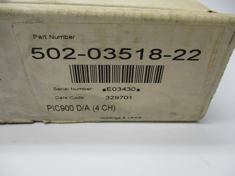 GIDDINGS & LEWIS 502-03518-22 NSMP