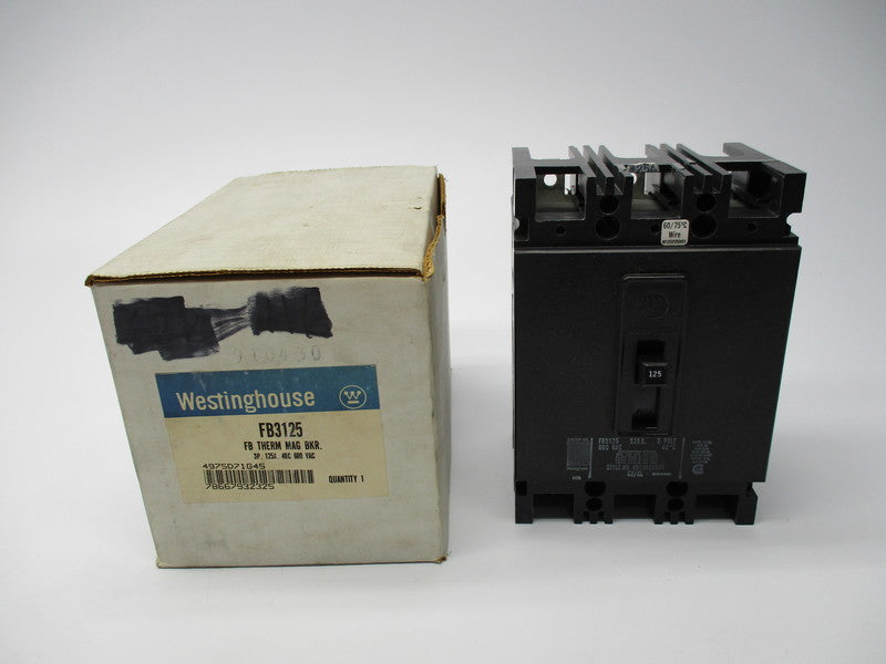 WESTINGHOUSE FB3125 125A 600VAC NSMP