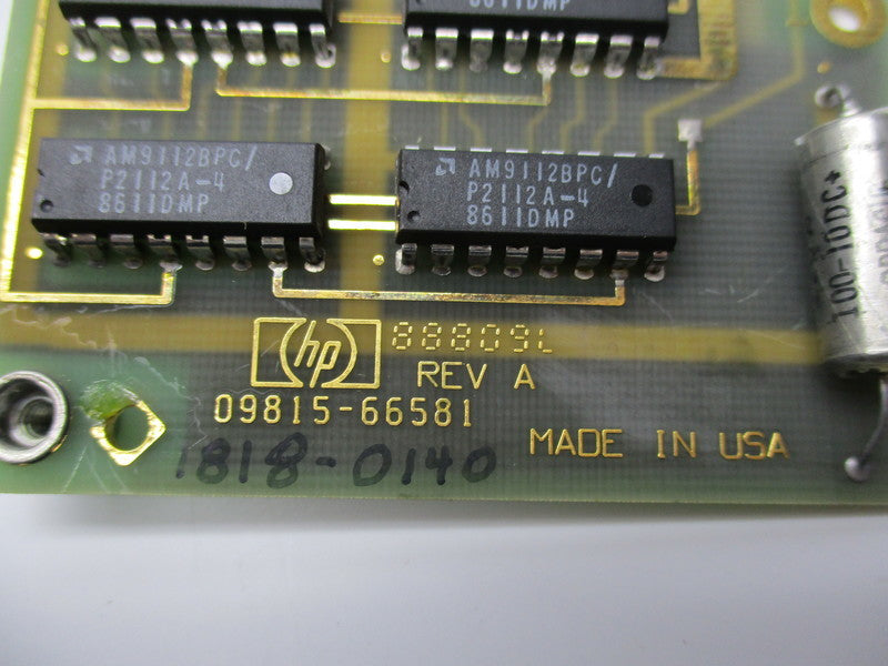 Hewlett Packard 88809L 09815-66581 REV. A NSNP