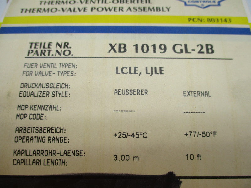 ALCO XB 1019 GL-2B NSMP
