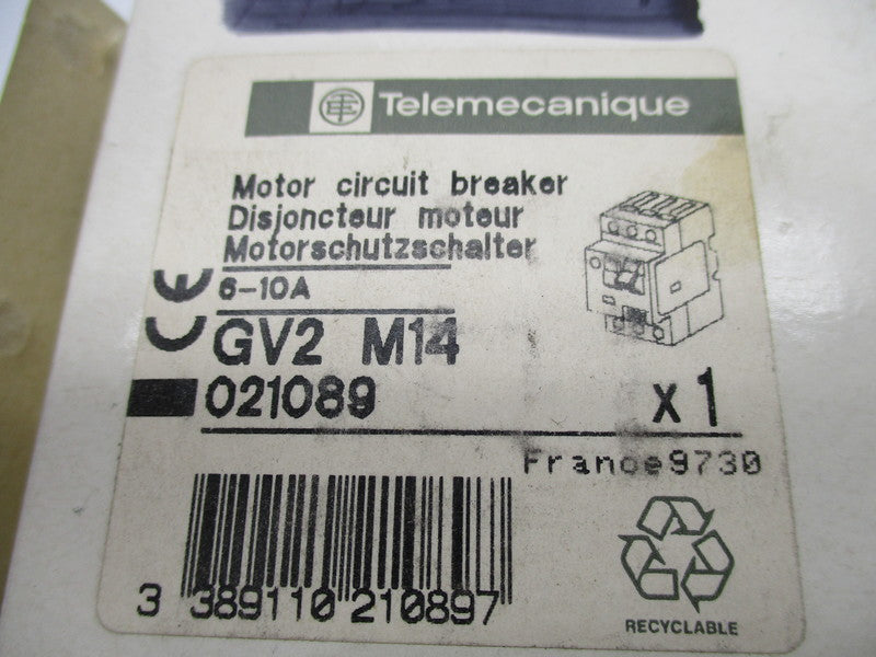 TELEMECANIQUE GV2 M14 NSMP