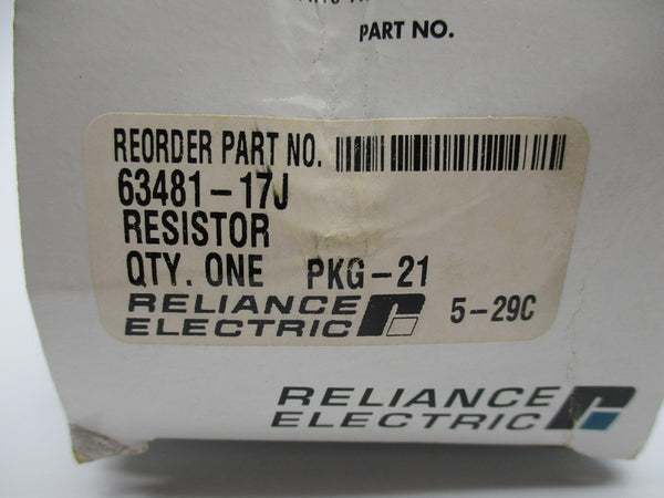 RELIANCE ELECTRIC 63481-17J NSMP
