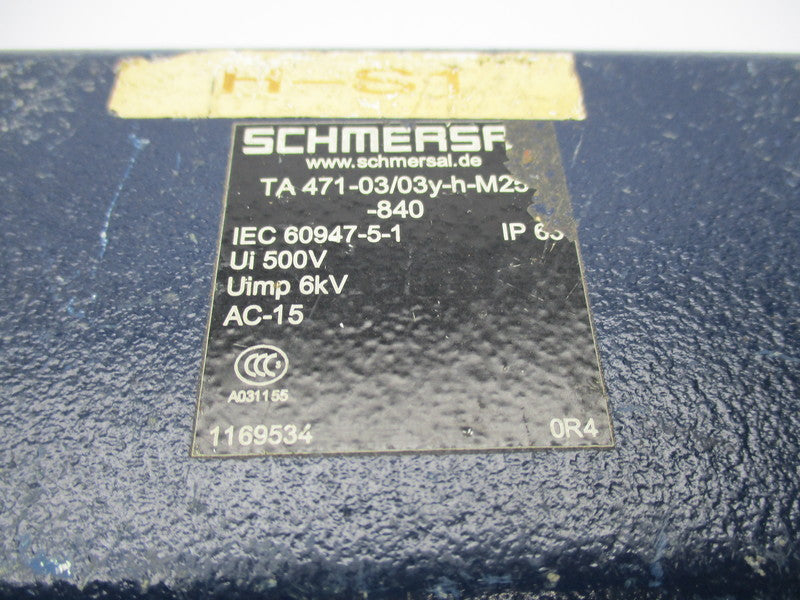 SCHMERSAL TA 471-03/03Y-H-M25-840 UNMP