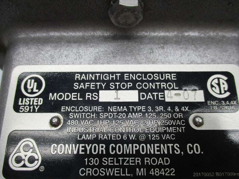 CONVEYOR COMPONENTS RS-1 NSNP