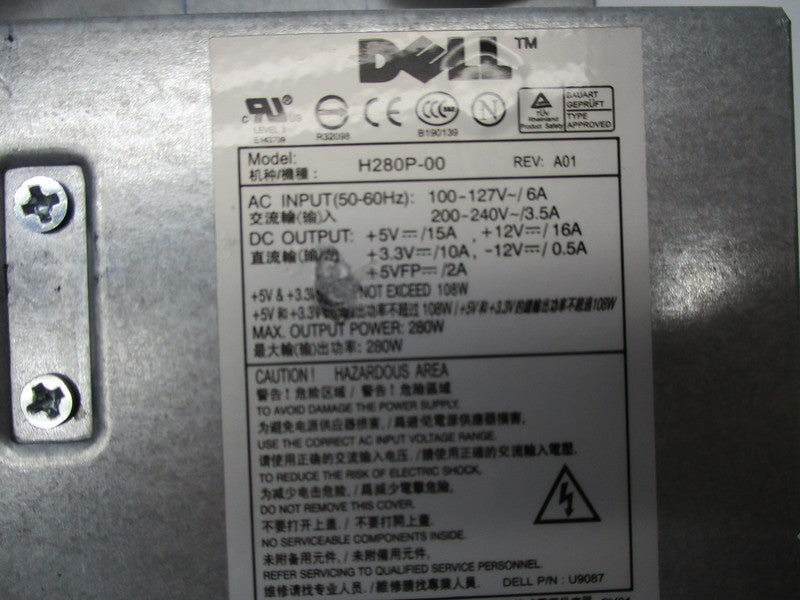 DELL H280P-00 REV. A01 NSNP