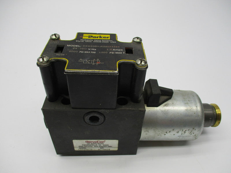 PARKER D3W20BVJK530X4694 UNMP