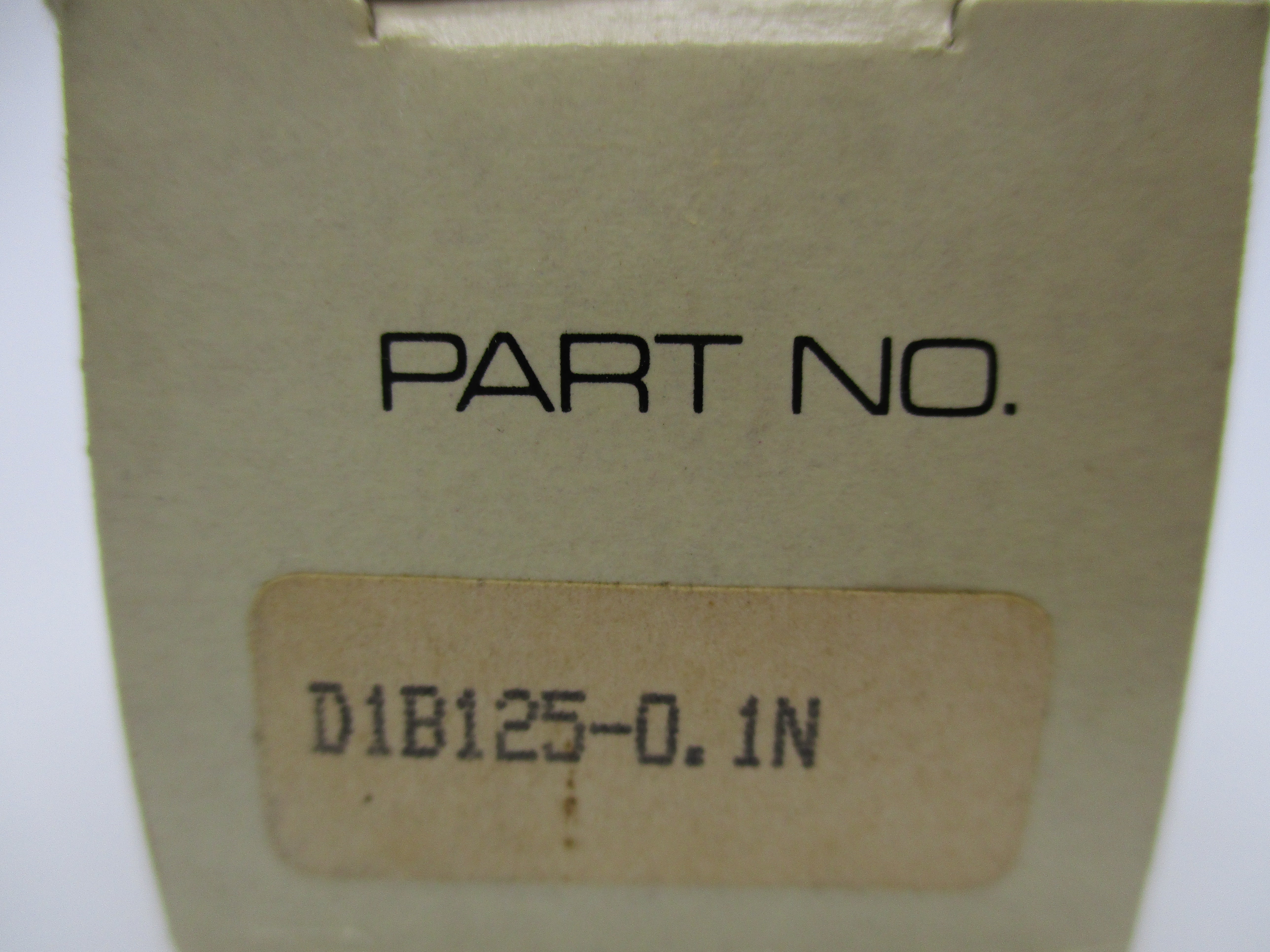 STERLING HYDRAULICS D1B125-0.1N NSMP