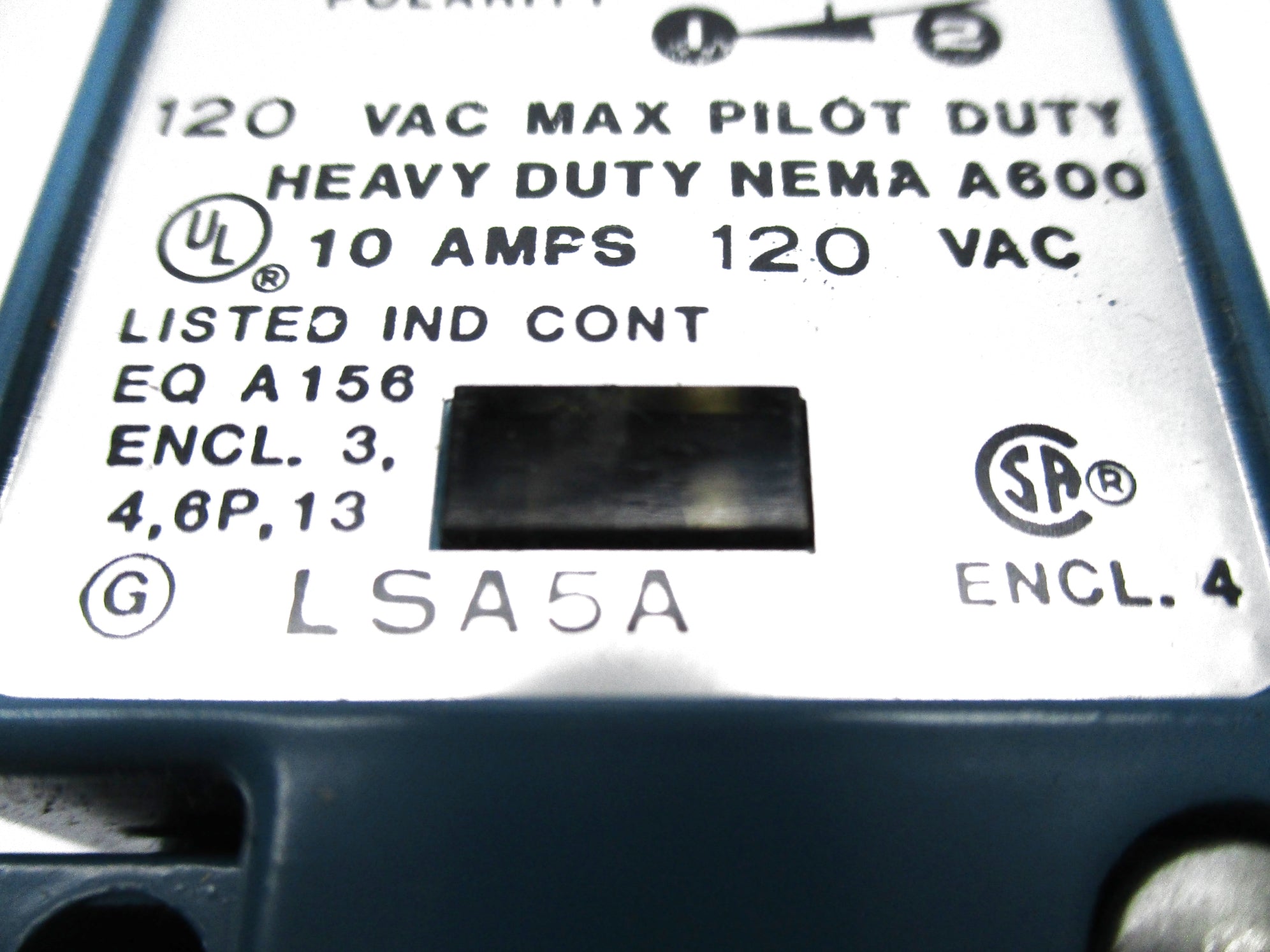 MICROSWITCH LSA5A NSNP