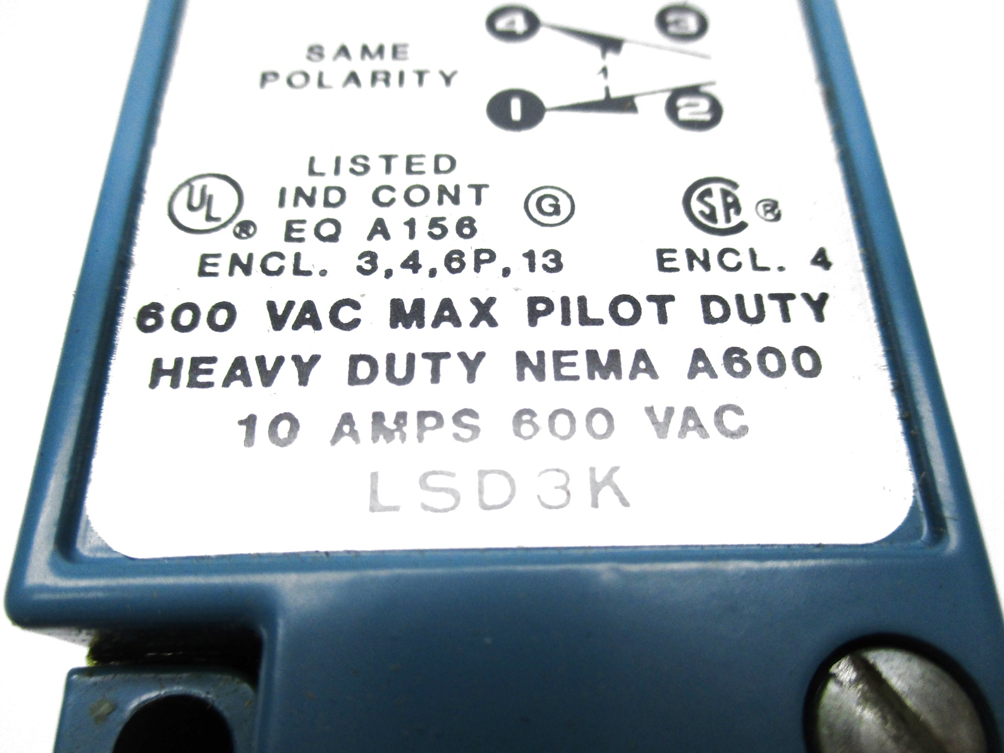 MICRO SWITCH LSD3K NSNP