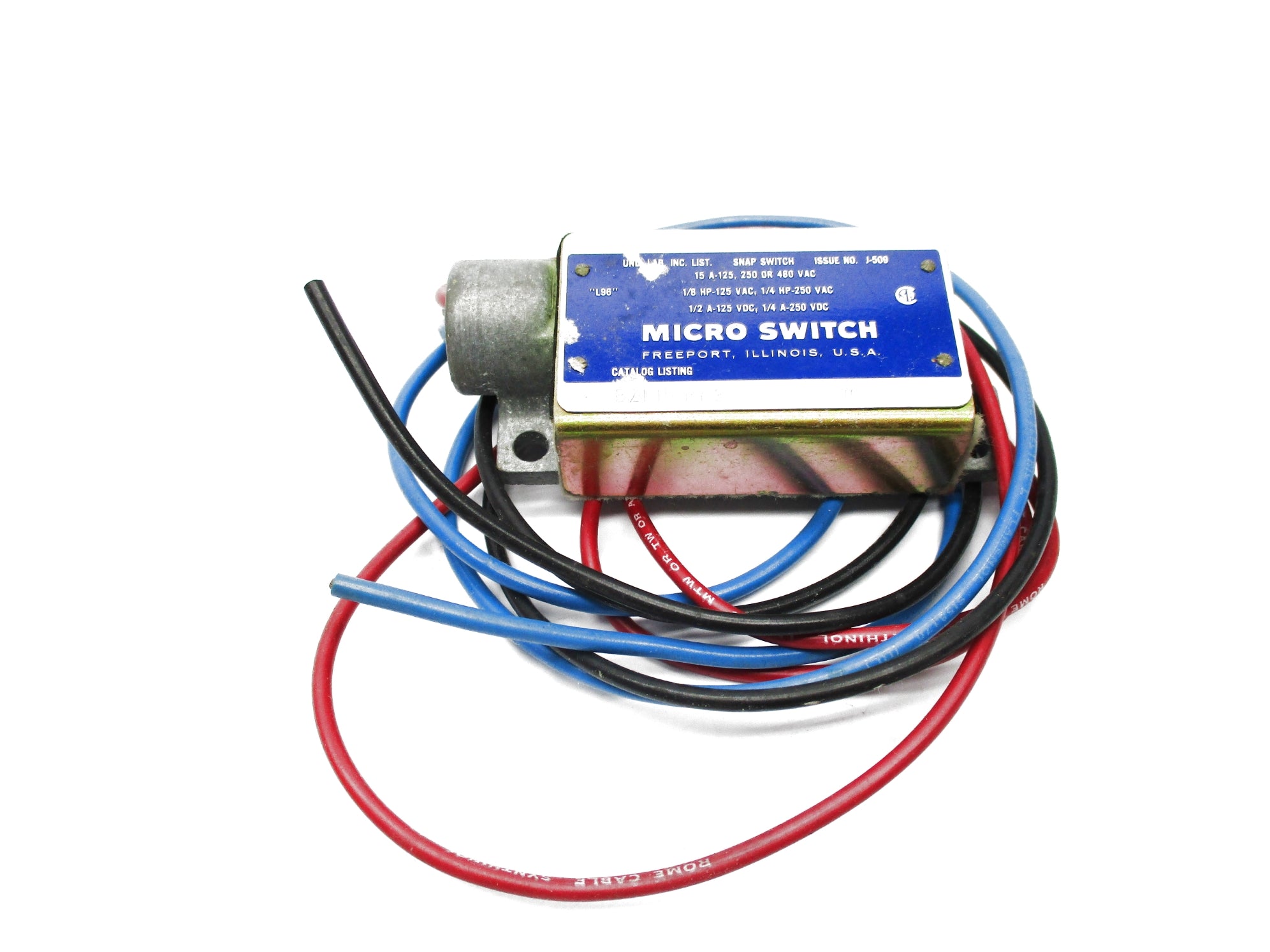 MICROSWITCH BZLN-RH3 UNMP