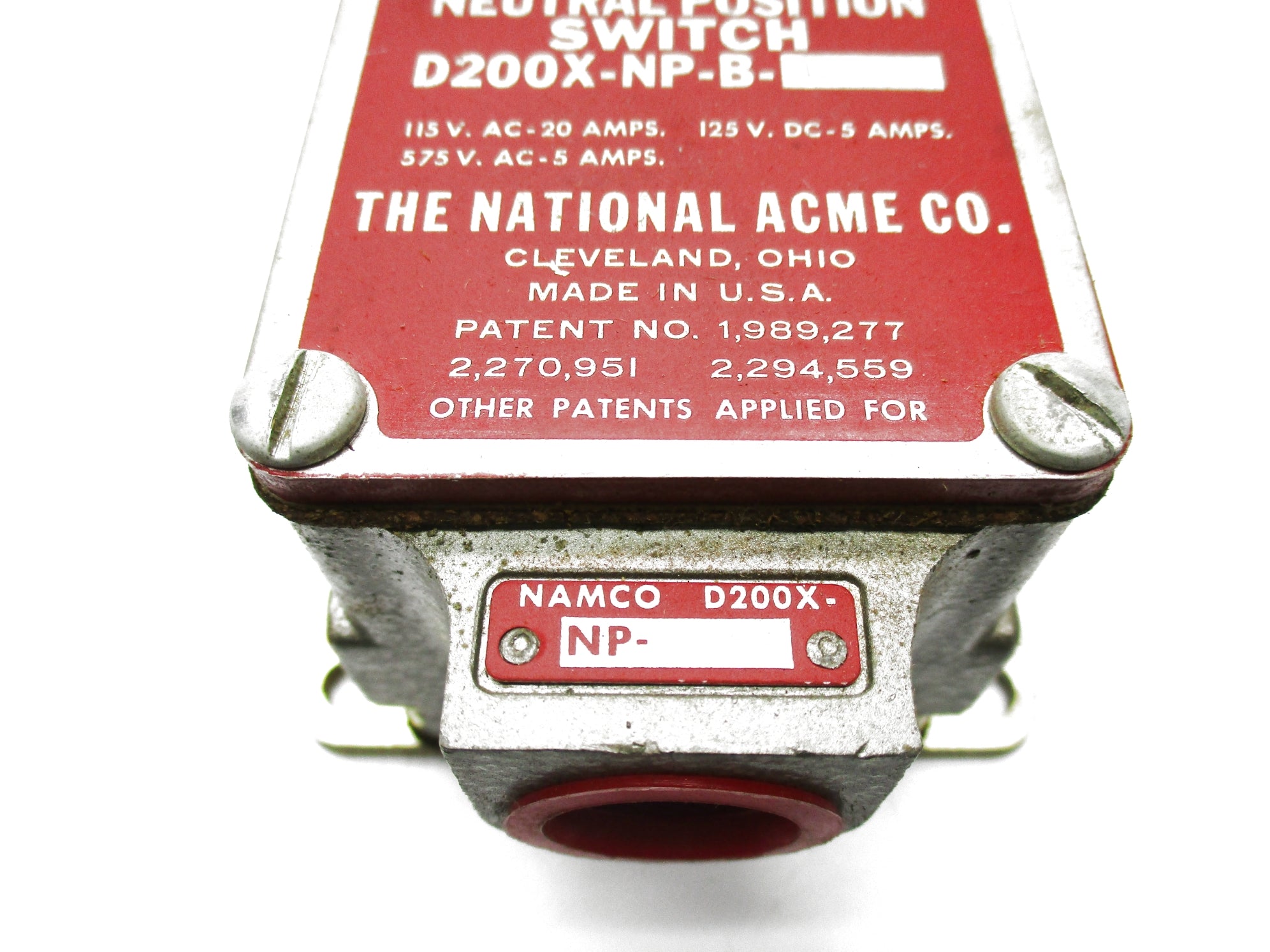 SNAP-LOCK D200X-NP-B-1 NSNP