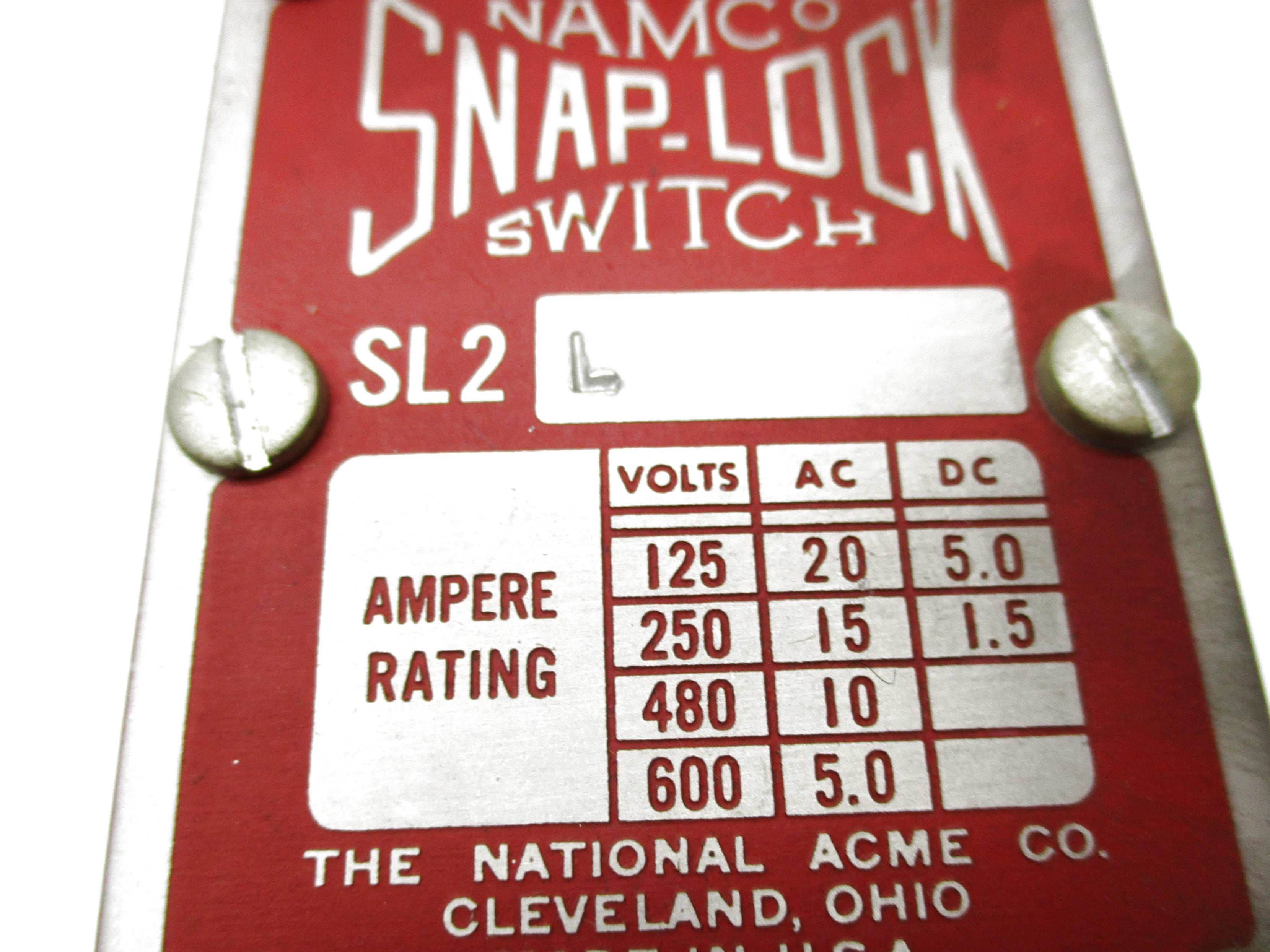 NAMCO SNAP-LOCK SL2L NSMP