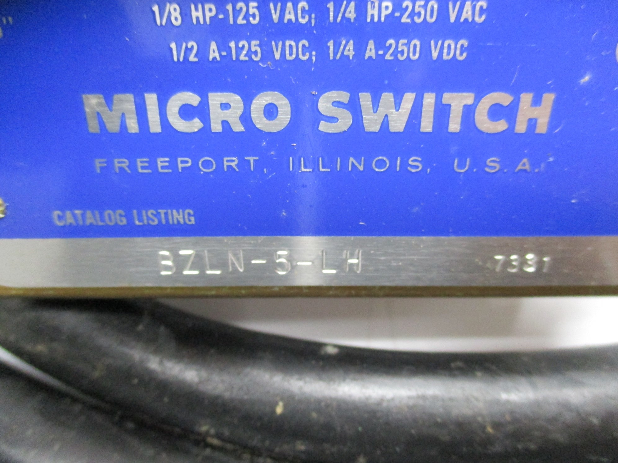 MICRO SWITCH BZLN-5-LH UNMP