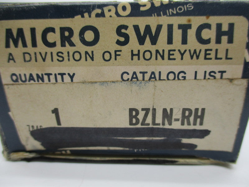MICROSWITCH BZLN-RH NSMP