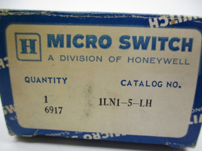 MICRO SWITCH 1LN1-5-LH 250VAC 10A NSMP