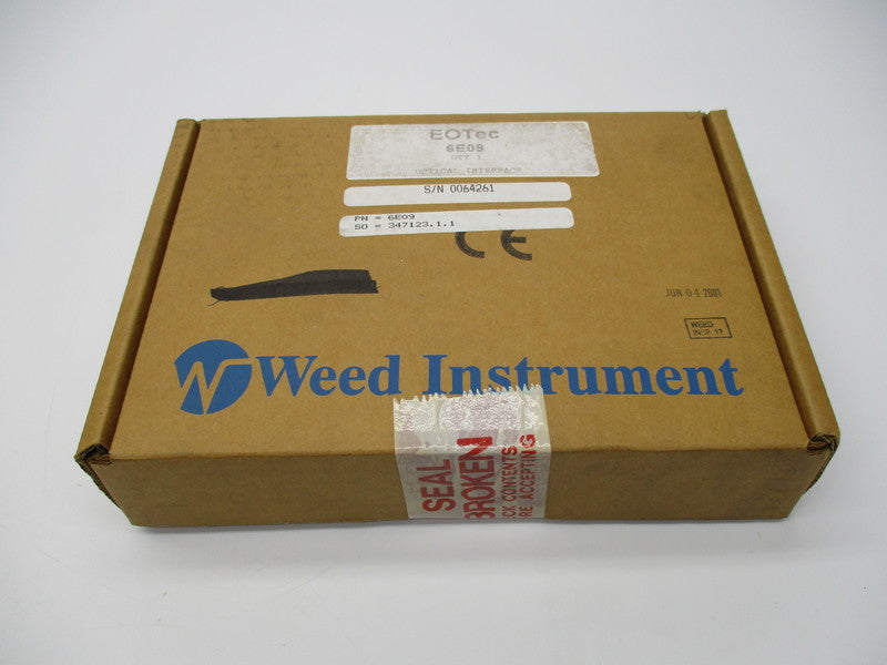 WEED INSTRUMENT 6E09 NSFS