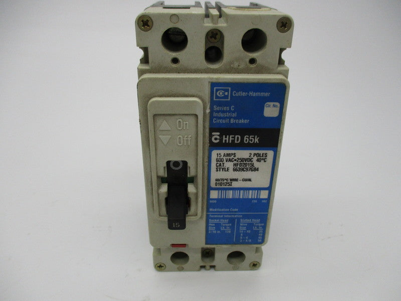 CUTLER HAMMER HFD2015L UNMP