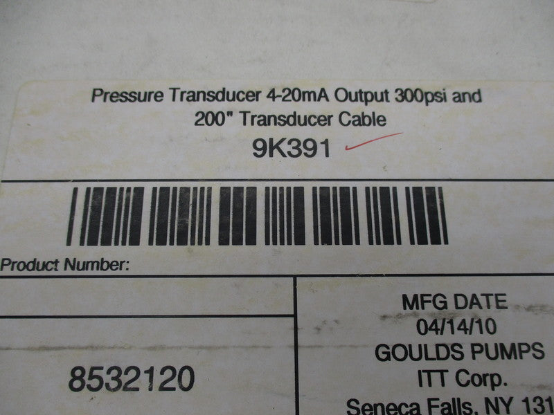 ITT GOULDS PUMPS 9K391 NSMP