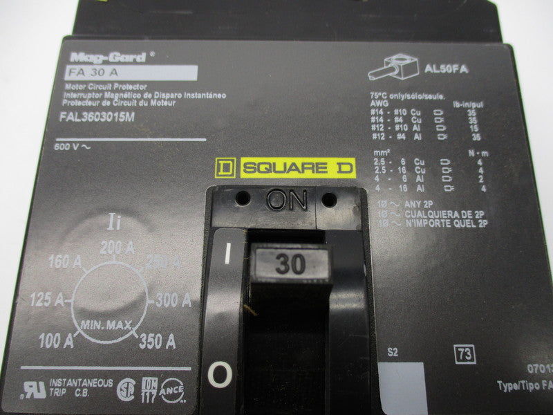SQUARE D FAL3603015M NSNP