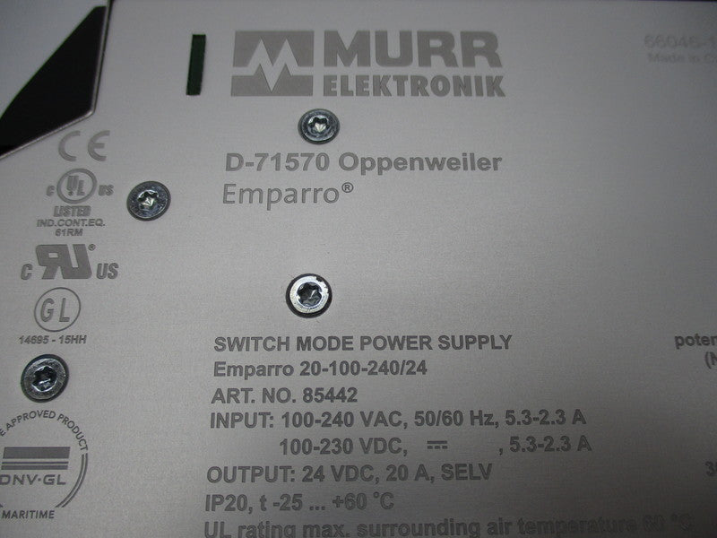 MURR ELEKTRONIK 85442 NSMP