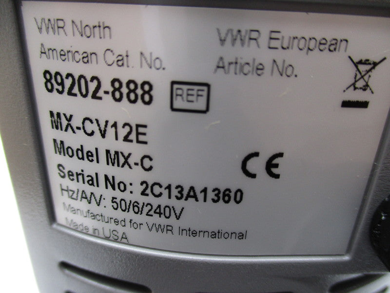 VWR NORTH 89202-888 MX-CV12E NSMP