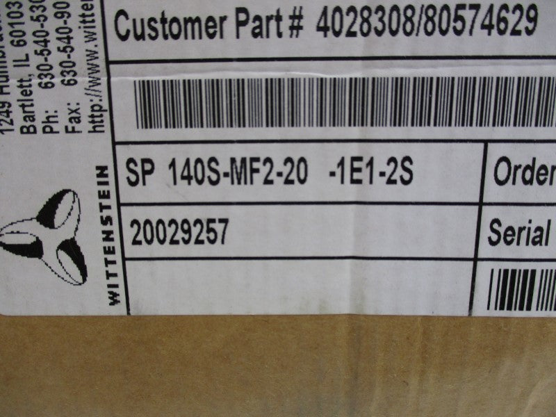 WITTENSETH SP 140S-MF2-20-1E1-2S NSMP