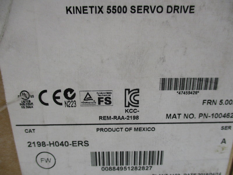 ALLEN BRADLEY 2198-H040-ERS SER. A NSMP
