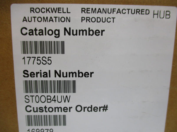 ALLEN BRADLEY 1775-S5 SER. A NSMP