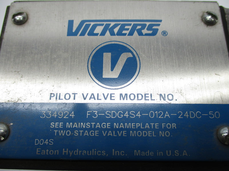 VICKERS 334924 F3-SDG454-012A-24DC-50 NSNP
