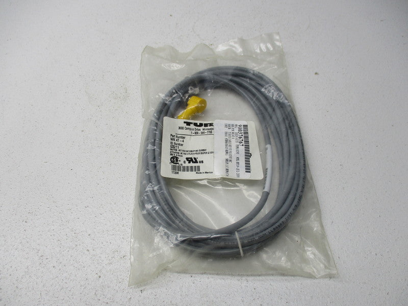 TURCK WK4T-4 EUROFAST MOLDED CORDSET * NEW IN FACTORY BAG *
