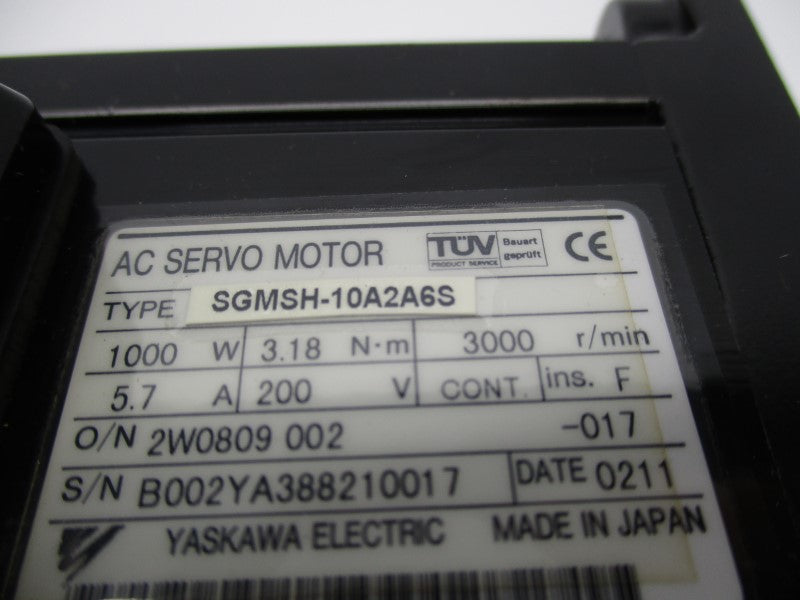 YASAKAWA ELECTRIC SGMSH-10A2A6S NSNP