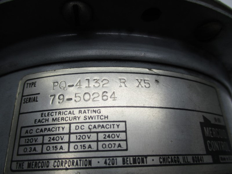 MERCOID CONTROL PQ-4132 R X5 (AS PICTURED) UNMP