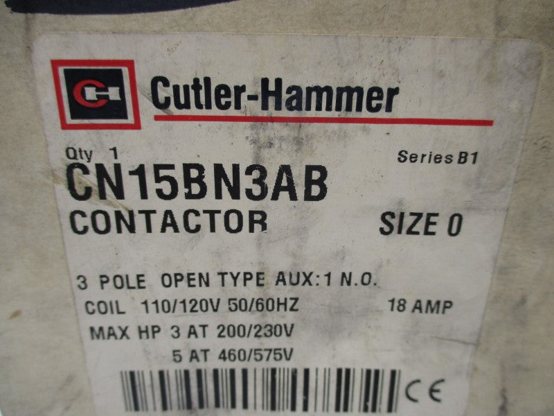 CUTLER HAMMER CN15BN3AB SER. B1 NSMP