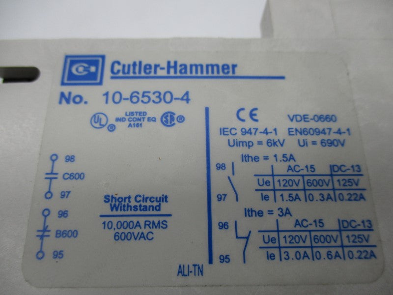 CUTLER HAMMER 10-6530-4 NSNP