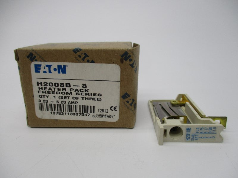 EATON H2008B-3 3.23-5.23A (PKG OF 3) NSMP