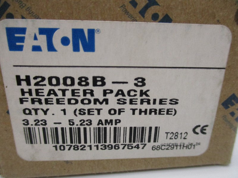 EATON H2008B-3 3.23-5.23A (PKG OF 3) NSMP