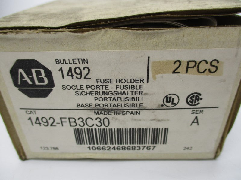 ALLEN BRADLEY 1492-FB3C30 SER. A (BOX OF 2) NSMP