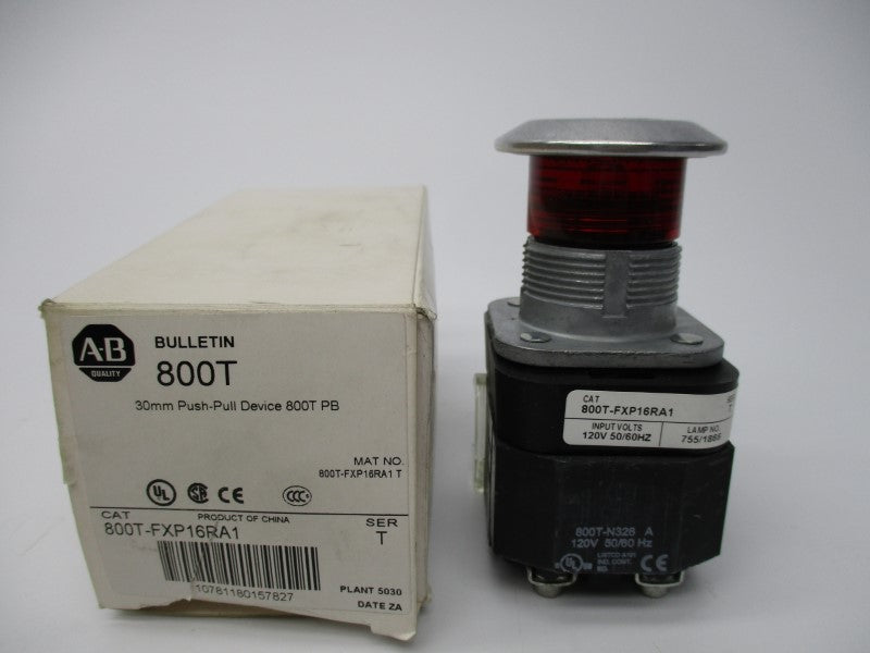 ALLEN BRADLEY 800T-FXP16RA1 SER. T (AS PICTURED) NSMP