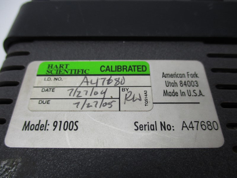 HART SCIENTIFIC 9100S UNMP