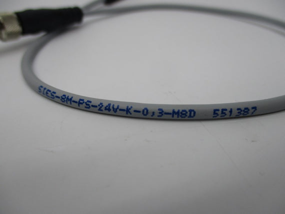 FESTO 551387 SIES-8M-PS-24V-K-0,3-M8D NSNP