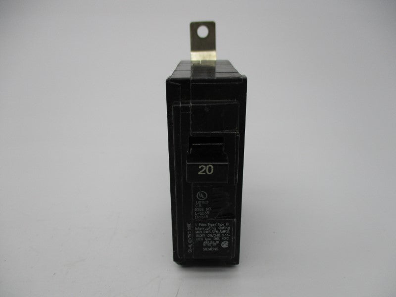 SIEMENS B120 120/240V 20A UNMP