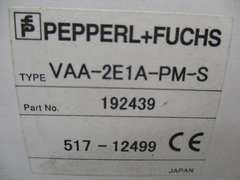 PEPPERL+FUCHS VAA-2E1A-PM-S (AS PICTURED) NSMP