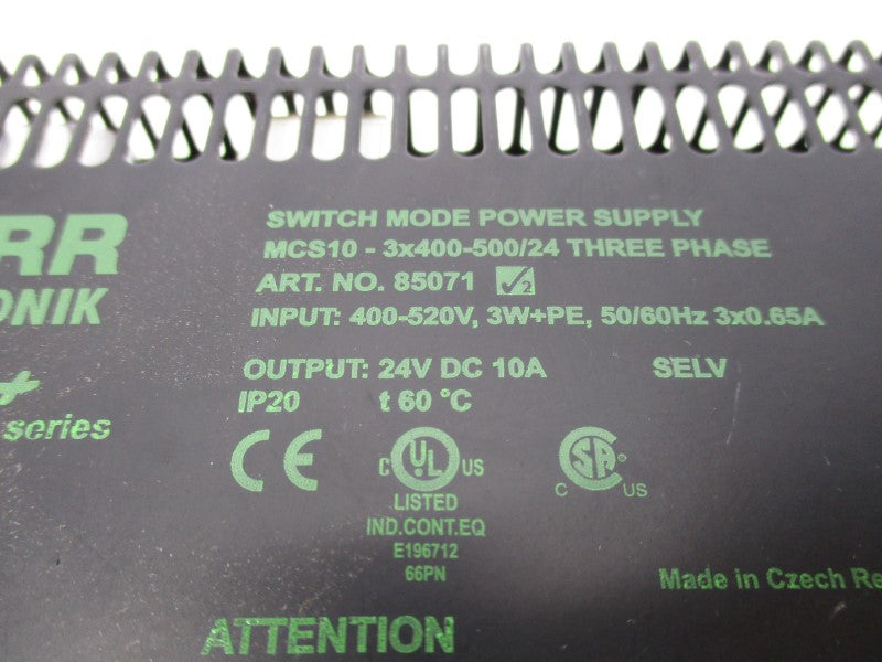 MURR ELEKTRONIK MCS10-3X400-500/24 85071 NSNP